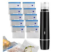 Scelleuse pour sacs | Machine sous vide 800 mAh - Scelleuse manuelle pour conserver les aliments, la viande, les restes, pour conserver la viande dans la cuisine et les repas de voyage et camping