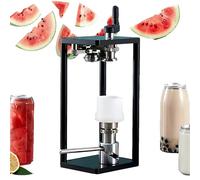 Scelleuse rotative manuelle de boîtes de conserve, machine manuelle de scellage de bouteilles for canettes de 55 mm, arbre de levage et de rotation réglable en hauteur