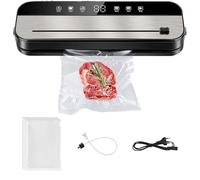 Scelleuse Sous Vide 75 Kpa, Machine de Scellage Sous Vide pour Aliments avec Stérilisation Uv, Affichage Intelligent, Coupe Coulissante Et Bande D'étanchéité de 30 Cm pour Le Stockage Des Aliments Fra