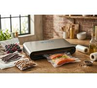 Classbach Machine à emballer sous vide C-VK 4000 – Inox – 18 sacs – Conservation 8× plus longue