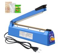 Scelleuse Thermique, 300 Mm Avec Coupe Intégrée, Thermoscelleuse Réglable à 8 Vitesses, Soudeuse Sac Plastique pour Cuisine, Emballage Alimentaire, Sacs PE PP, Appareil de Scellement Portable