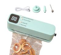 Scelleuse Thermique Portable - Machine De Mise Sous Vide USB | Thermoscelleuse Manuelle | Scelle-Sac Pour Fraîcheur Aliments, Sans Fil Batterie 1200mAh, 60KPA Vide, Matériau ABS, 19,5x6,5cm
