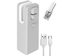 Scelleuses de sacs | Mini machine à refermer les sacs 2 en 1 avec cutter | Scelleuses sous vide portables pour à main, pour fruits, collations, aliments secs et humides