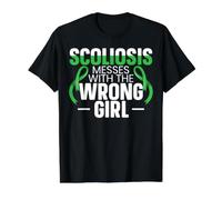 Scelliose avec la Mauvaise Chirurgie du Dos de la Petite Fille T-Shirt Graphique avec Valeur