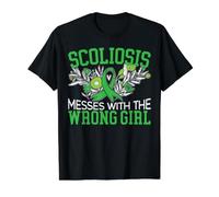 Scelliose avec la Mauvaise Chirurgie du Dos de la Petite Fille T-Shirt Graphique avec Valeur