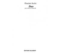SCELSI - DUO - VIOLON ET VIOLONCELLE