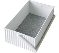 Hachiman Omnioffre Boîte de Rangement Empilable Petit Modèle Blanc