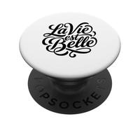 Scénario de La Vie Est Belle en français PopSockets PopGrip Adhésif