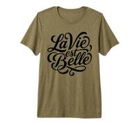 Scénario de La Vie Est Belle en français T-Shirt Haut de Gamme