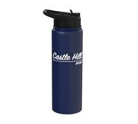 Scénario rétro de Castle Hill Avenue Bronx New York NYC Stainless Steel Insulated Water Bottle