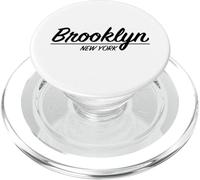 Scénario rétro du Quartier de Brooklyn, New York, Ville Natale de New York PopSockets PopGrip pour MagSafe