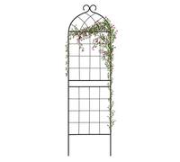 SCENDOR GARDEN 1 Lot de Treillis de Jardin 180,3 cm H x 50 cm l pour Plantes grimpantes, Support en Fer antirouille pour Plantes grimpantes, Treillis de Roses pour vignes, Fleurs, concombres