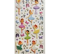 Scène À Décorer Pour Enfants - Cours De Danse - Stickers Puffies