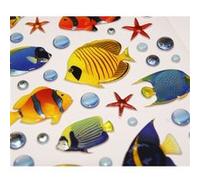 Scène à décorer pour enfants - Sous l'océan ! - Stickers Puffies