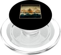 Scène A Peinture de Paysage de Style Chinois avec Sky Mountain PopSockets PopGrip pour MagSafe