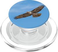 Scène animalière d'un Oiseau Fauve Volant dans Un Ciel dégagé PopSockets PopGrip pour MagSafe