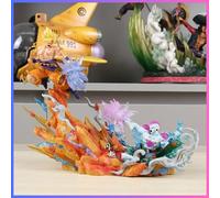scene combat dragon ball z figurines freezer son goku DBZ promo