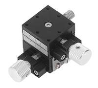 Scène coulissante XY |Guide à queue d'aronde et vis mère de haute précision |Table coulissante de réglage fin pour les tests en laboratoire/alignement des fibres/positionnement de