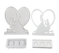 Scène Créative Ornement Moules De Moule En Silicone D'adaptation Moules Gift Pour Les Amateurs D'art Proposition De Bougeoir