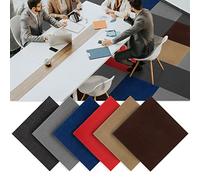 Scene Dalles de moquette - Revêtement de sol en feutre aiguilleté - 40 x 40 cm - Autocollant et antistatique - Carrelage de feutre pour bureau et commercial - Tapis en feutre (marron, 1 pièce)