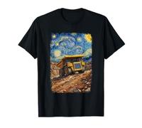 Scène de Camion à Benne basculante Van Gogh Nuit étoilée T-Shirt