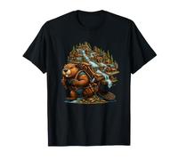 Scène de Castor épique Cascade de Village T-Shirt