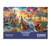 Scène de Cendrillon 1000 Piece Adults Puzzle Kids Age Games Gifts Birthday Difficult Impossible Challenge High Difficulty 52x38cm/1000pcs