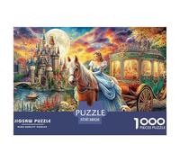 Scène de Cendrillon 1000 Piece Adults Puzzle Kids Age Games Puzzle Game Home Decoration Challenge High Difficulty 38x26cm/1000pcs