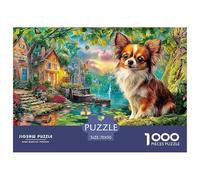 Scène de Chien Tropical Puzzle Adulte 1000 Pièces L'Excellence dans Les Défis De Puzzle - pour Une Large Audience : Homme, Femme, Adulte, Enfant Dès 14 Ans 70x50cm/1000pcs