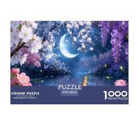 Scène de Conte de fées de Nuit Puzzle 1000 Pièces Adultes Enfants intéressant Puzzles 1000 Pièce Jeux D'adresse Décor À La Maison 38x26cm/1000pcs