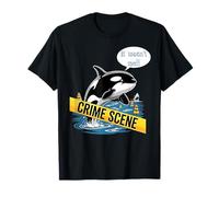 Scène de crime drôle de requin orque kawaii Sea Panda T-Shirt