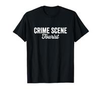 Scène de Crime Humour Touristique I Didn't Do It Funny Saying T-Shirt