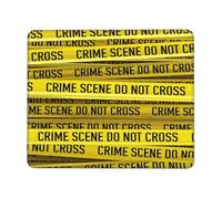 Scène De Crime Tapis De Souris Base en Caoutchouc Tapis Souris Durable Mouse Pad pour Travail Jeux Pc 25X30Cm