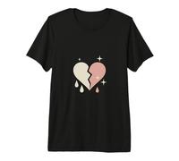 Scène de cœur Douce T-Shirt Haut de Gamme