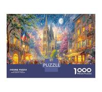 Scène de la cathédrale d'automne Puzzle 1000 Pièces Educa Jouet Divertissement Créatif Décoration Intérieure intéressant Jeu Éducatif Challenge Toy Adultes & Enfants des 14 Ans 70x50cm/1000pcs