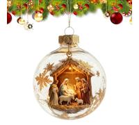 Scène De La Nativité Décor De Noël,Accrochable Sacré Festif - Pendentif De Noël Décor De Scène De La Nativité | pour Salon Adultes Adolescents Étudiants Femmes