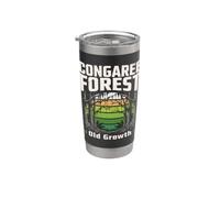 Scène de la vieille forêt de Congaree Gobelet isotherme en acier inoxydable double paroi