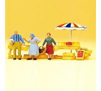 Scène de Marché, personnages + accesoires-HO 1/87-PREISER 10056