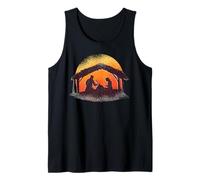 Scène de Nativité Noël Bébé Jésus Raison de la Saison Débardeur