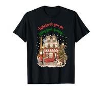 Scène de Noël Paris « Wherever You Go Bring Your Sparkle » T-Shirt