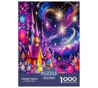 Scène de Nuit de Fantaisie Puzzle 1000 Pièces Educa Jouet en Bois Cadeau Unique Décoration Intérieure Jeu Éduchatif Challenge Toy Adultes & Enfants des 14 Ans 70x50cm/1000pcs