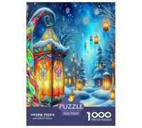 Scène de Nuit de Fantaisie Puzzle 1000 Pièces Educa Jouet en Bois Divertissement Créatif De l'art De La Décoration Jeu Éduchatif Challenge Toy Adultes Et Enfants À Partir De 14 Ans 70x50cm/1000pcs