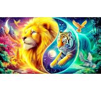 Scène de Pays des Merveilles Hivernales Puzzle 1000 Pièces pour Adultes - en Carton Recyclé - Décoration 38x52cm/1000pcs