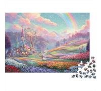 Scène de Paysage de Fantaisie Set Puzzle 1000 Pièces pour Adolescents, Papier Recy coration Intérieure, Art Mural, Cadeau Couples, Activité Indoor 52x38cm/1000pcs
