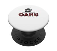 Scène de Plage Tropicale Oahu PopSockets PopGrip Adhésif
