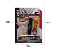 Scène de planche à roulettes à doigts respirants,bricolage avec moto cascadeur,pièces de vélo et de scooter pour module,jouets pour la maison BLOIncentré - Type 6805-C