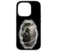 Scène de pluie du détective noir kiwi Coque pour iPhone 14 Pro