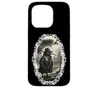 Scène de pluie du détective noir kiwi Coque pour iPhone 15 Pro