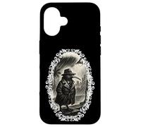 Scène de pluie du détective noir kiwi Coque pour iPhone 16