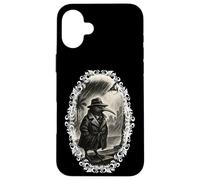 Scène de pluie du détective noir kiwi Coque pour iPhone 16 Plus